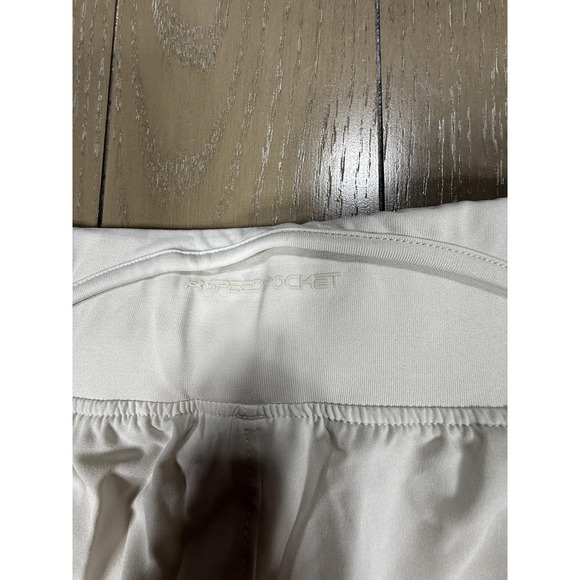 Under Armour Speedpocket Shorts Mens XL White 5" Athletic Running Gym Training - Picture 11 of 12